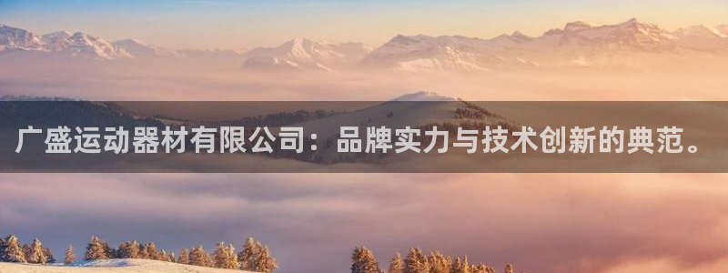 征途国际平台注册要钱吗:广盛运动器材有限公司:品牌实力与技术